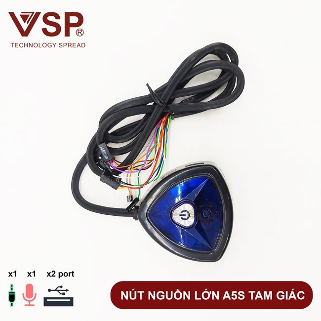 [HCM]Nút Nguồn Aone Loại dán (Tròn và Tam Giác)