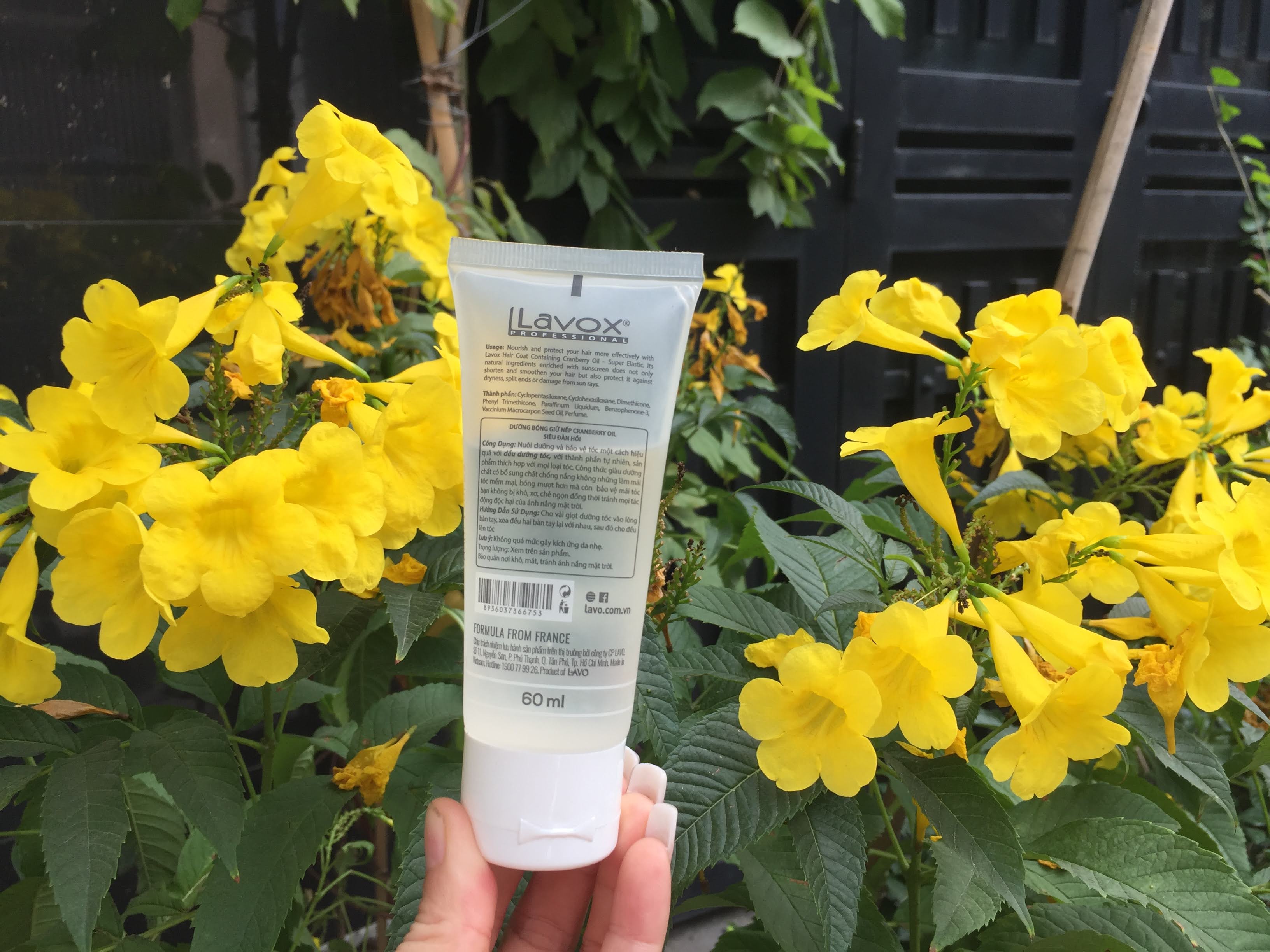 Tuýp Dầu bóng tóc Lavox 60 ml