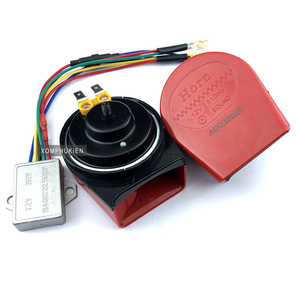 [HCM]Còi Ngân Gắn ô Tô Xe Máy [ 1 Đôi Đỏ ]