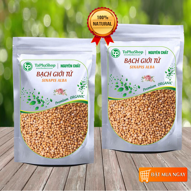 Bạch giới tử khô 1kg - Thảo Dược Tấn Phát