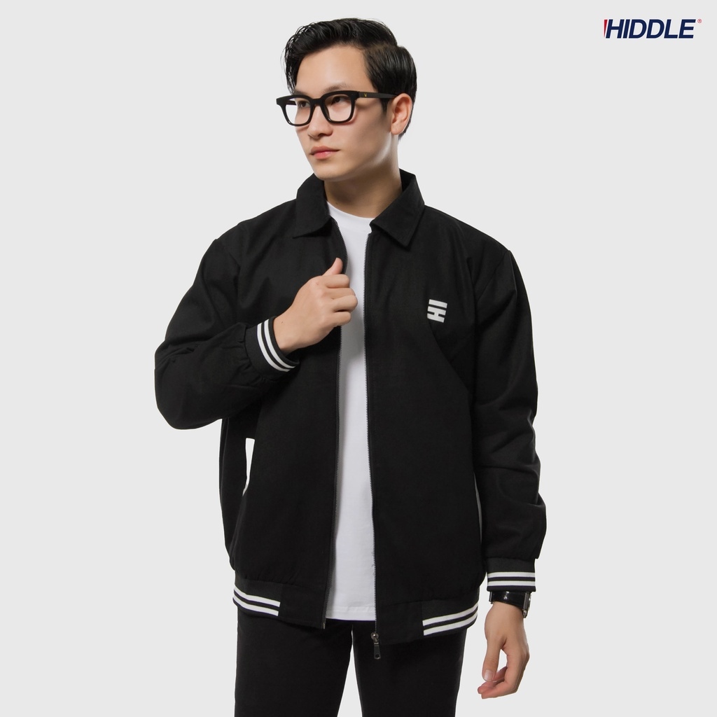 Áo khoác nam Bomber Varsity HIDDLE cổ bẻ 281221