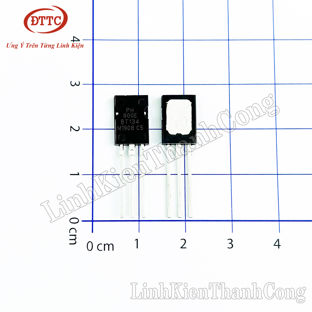 Bt134-800e triac 4a 600v to-126