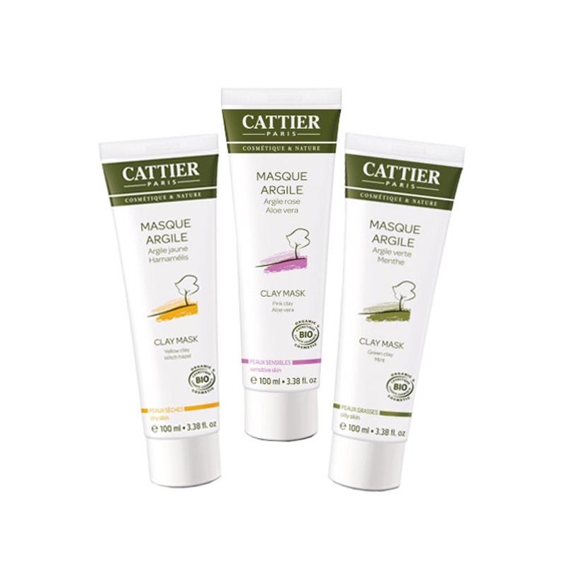 Mặt nạ đất sét Cattier 100 ml pháp