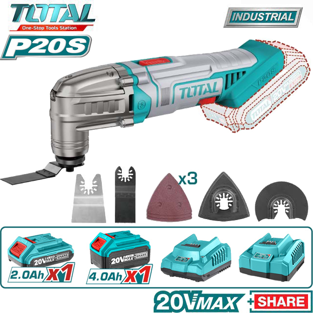 Máy cắt rung đa năng dùng pin 20V Total TMLI2022 ( Mẫu Mới )