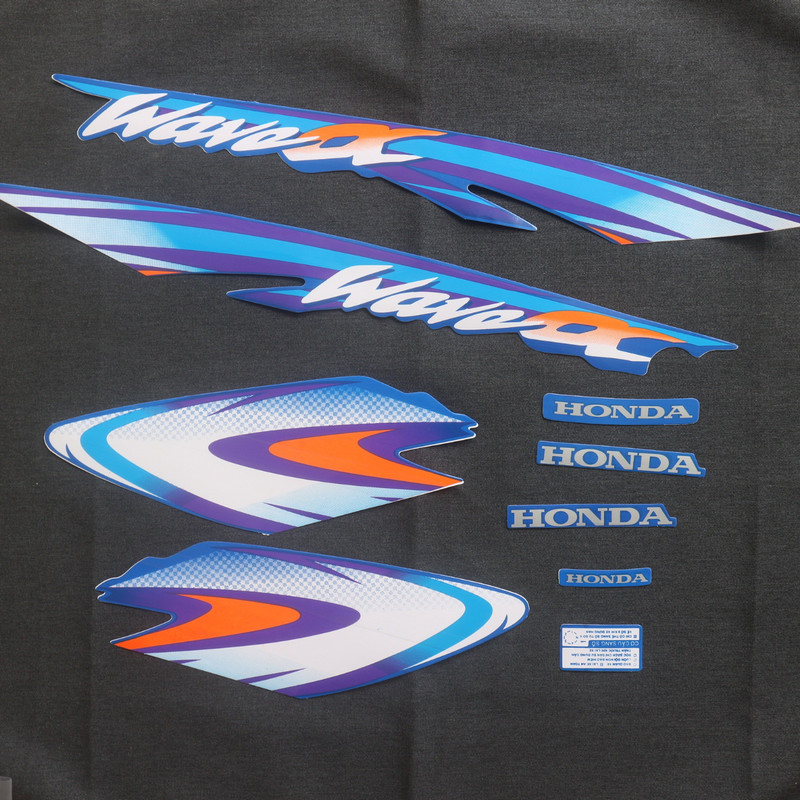 [ TEM WAVE 2002 ] NGUYÊN BỘ TEM HONDA WAVE ALPHA 2002 HUYỀN THOẠI