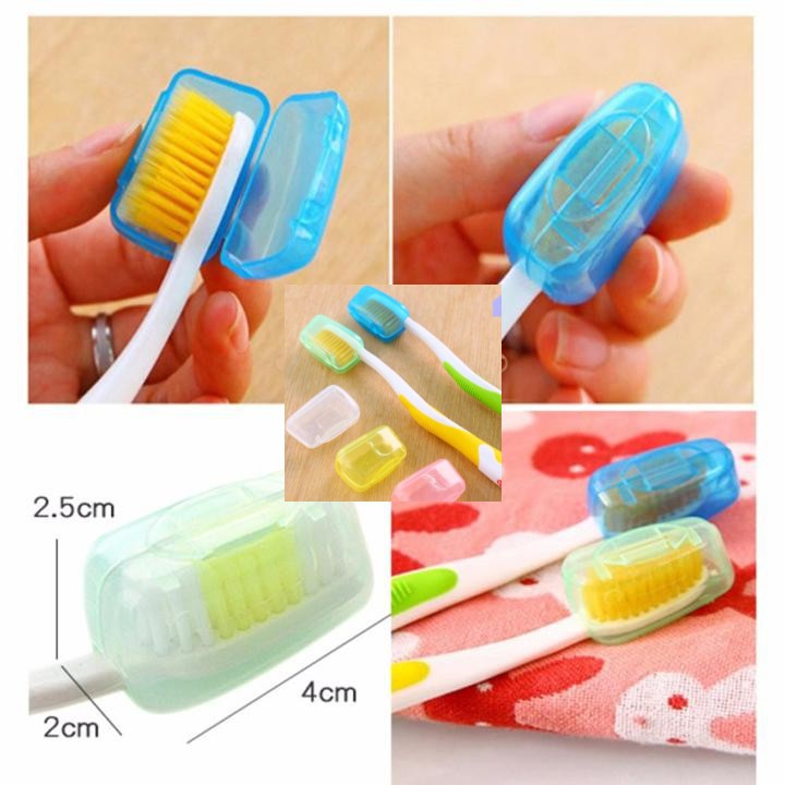 Combo 5 Nút bịt đầu bàn chải đánh răng du lịch