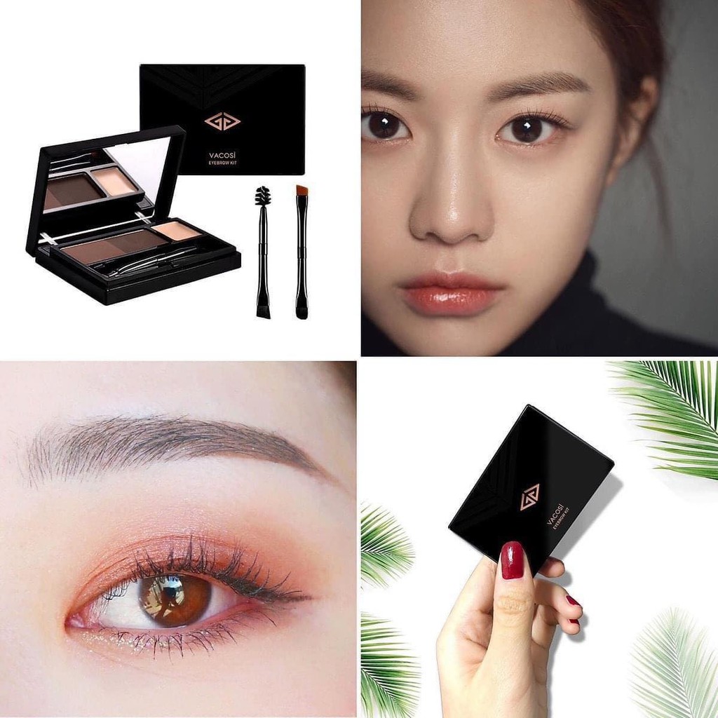 Bột kẻ chân mày Vacossi Natural Studio Eyebrow Kit