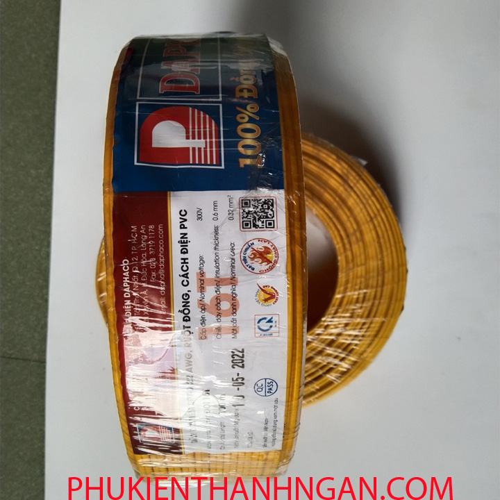 DÂY ĐIỆN ĐÔI DAPHACO 2 X 0.5 CUỘN 100M