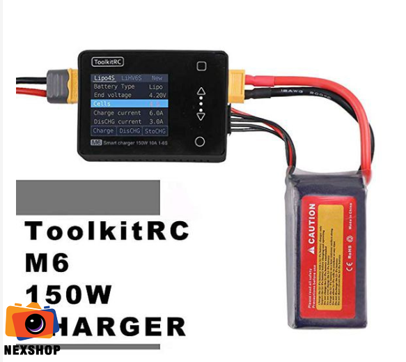 Sạc Pin ToolKitRC M6 Black - Mark 2