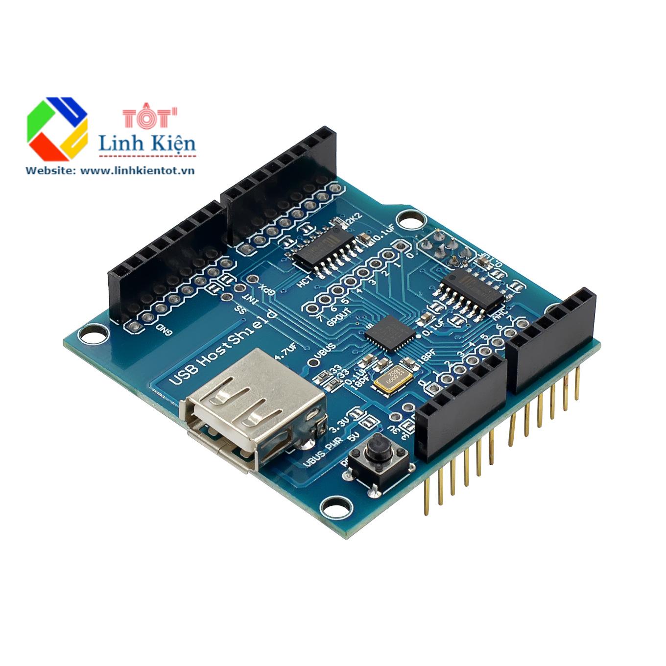 Bảng Mạch Phát Triển USB Host Shield Google Android ADK Tương thích Arduino Uno Mega