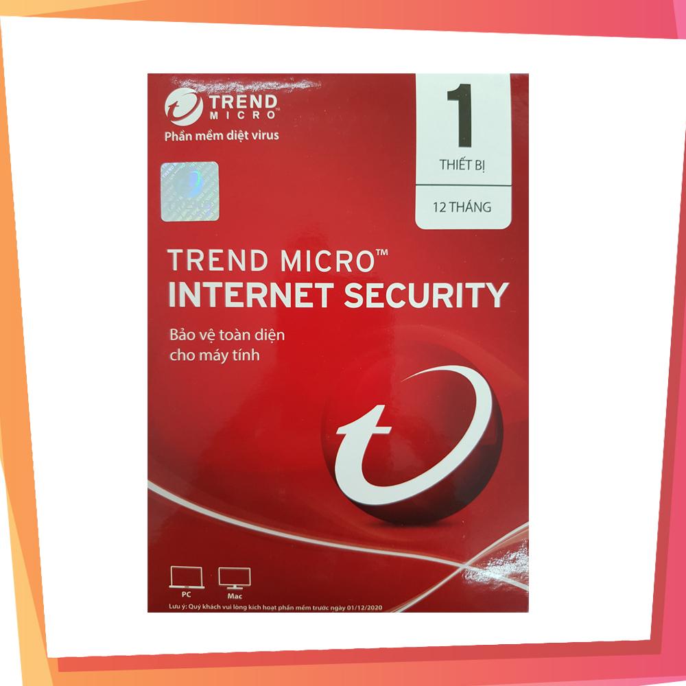Trend Micro Internet Security 1 User 1 Year - Hàng Chính Hãng