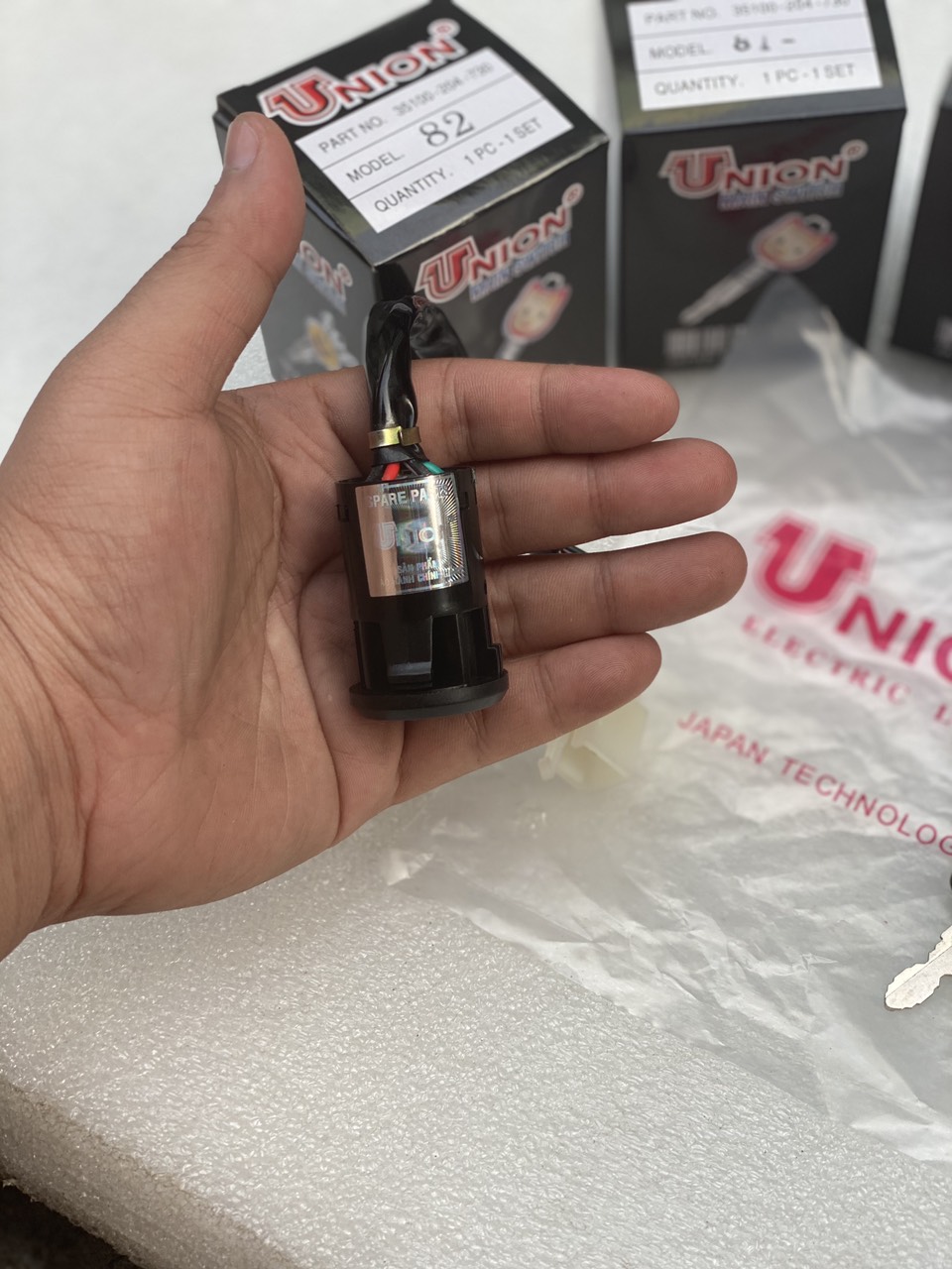BỘ Ổ KHOÁ XE CUB 81, 82 UNION