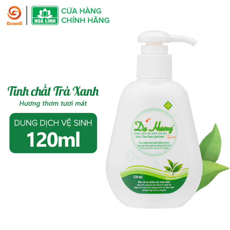 Dung dịch vệ sinh phụ nữ dạng gel Dạ Hương trà xanh cá tính 120ml- DH5-01 nhập khẩu