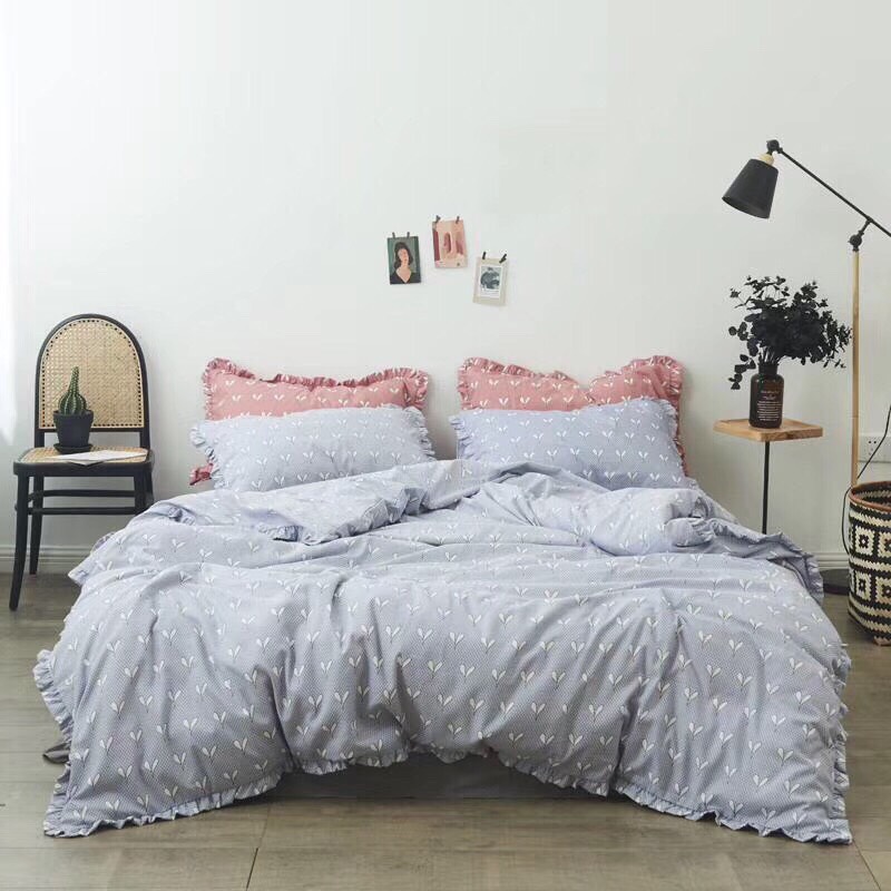 SET 4 MÓN CHĂN GA GỐI ĐŨI SILK MỀM, MỊN - ĐŨI LỤA HÀNG CAO CẤP