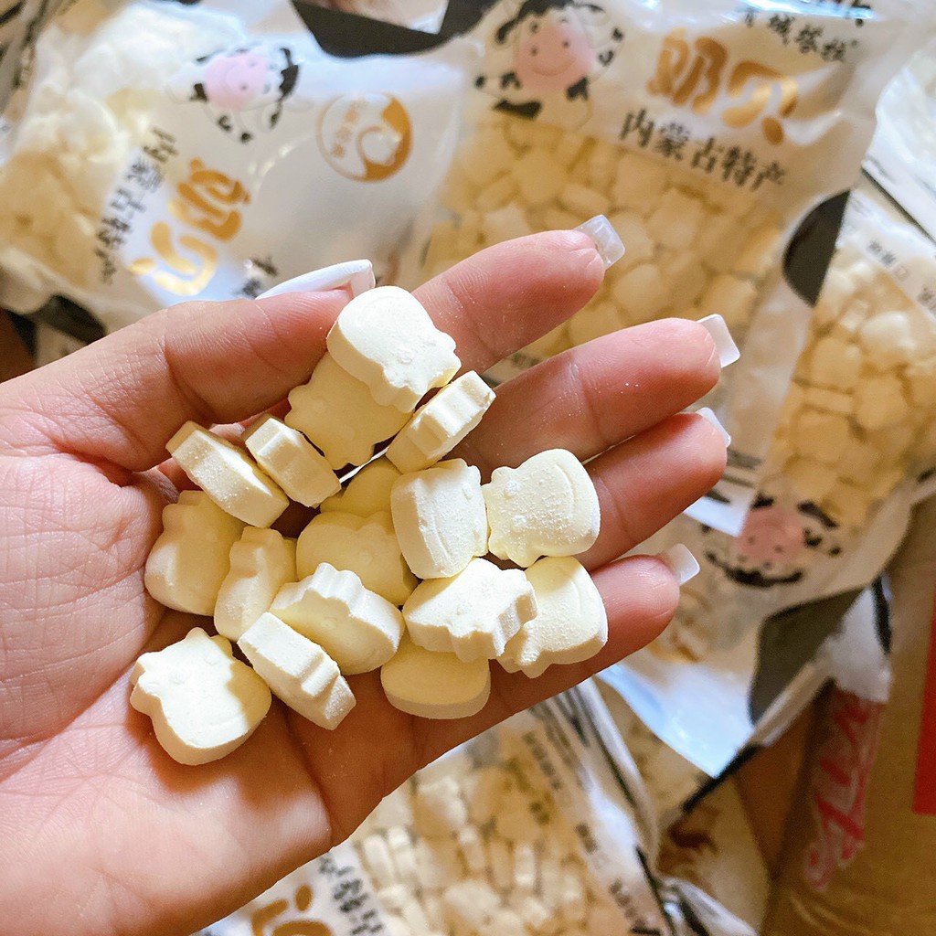 Kẹo Sữa Bò Non Viên Nén Đặc Sản Mông Cổ (Gói 250g)