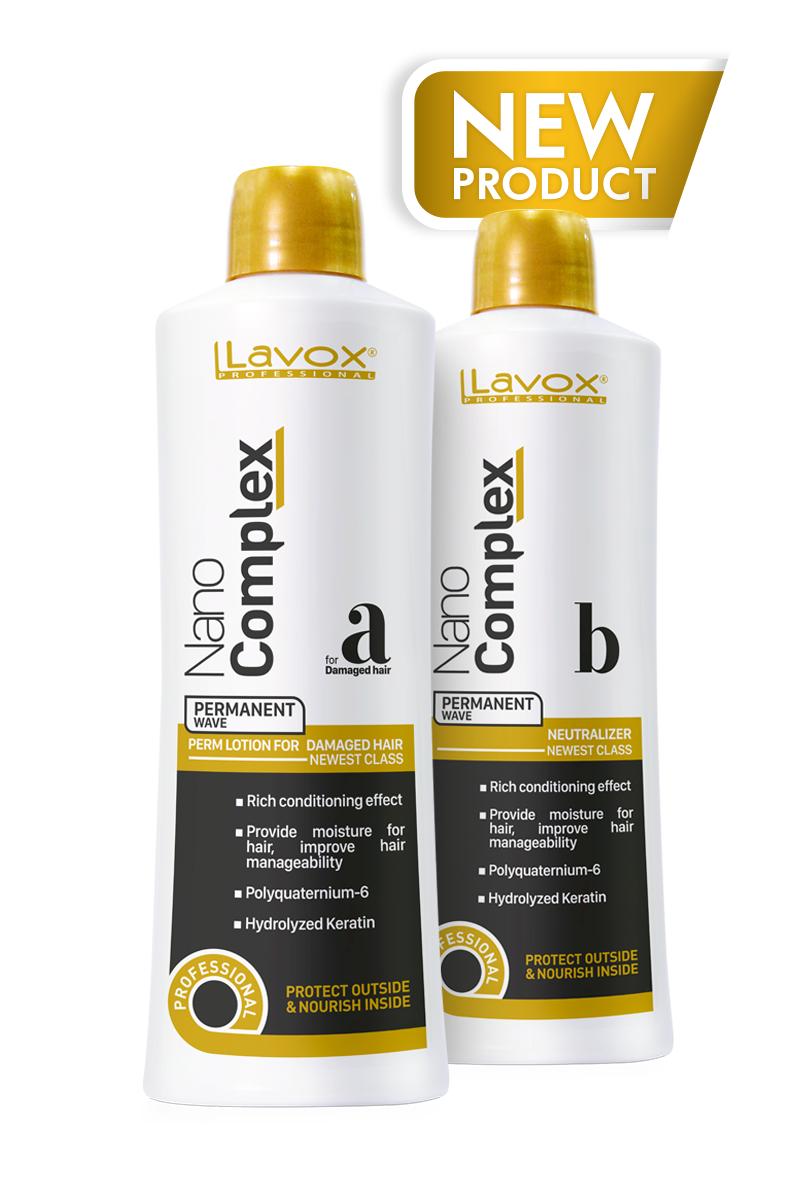 [HCM]UỐN LẠNH  NANO COMPLEX LAVOX 500ml x2 ( Uốn lạnh dạng nước )