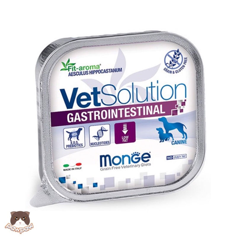 ℡  150g Pate Monge VetSolution Gastrointestinal hỗ trợ tiêu hóa cho chó
