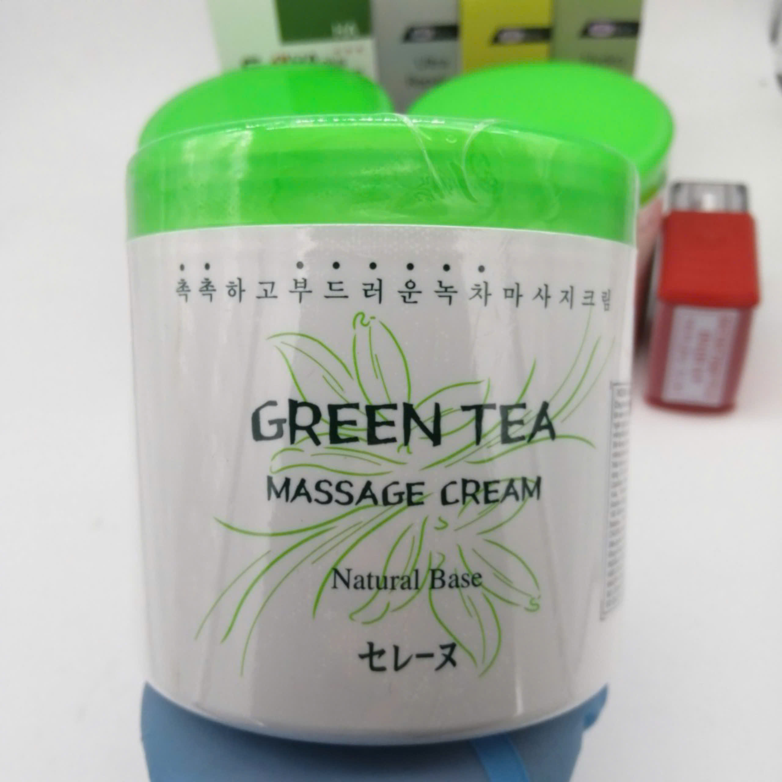 (Hàng Hàn) Kem massage mặt trà xanh Green Tea