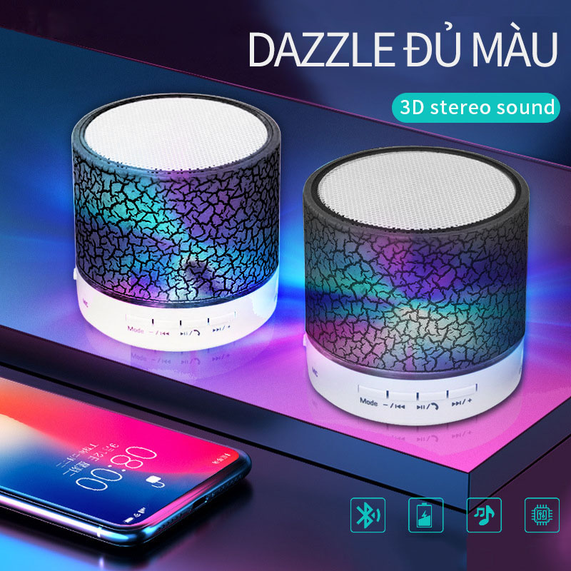 Loa mini bluetooth - led nháy theo nhạc