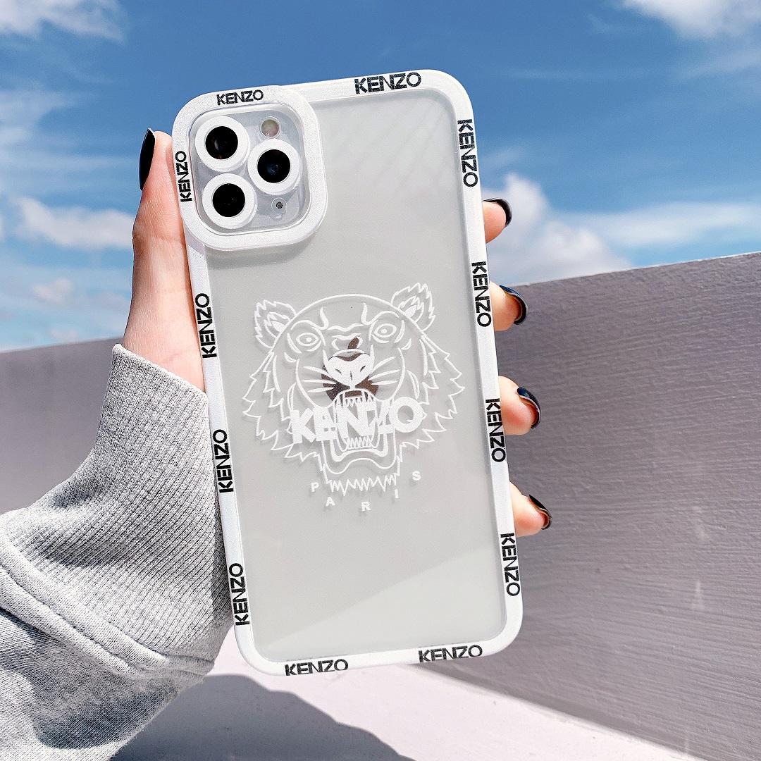 Ốp Lưng Silicon Chống Sốc Viền Nổi KENZO