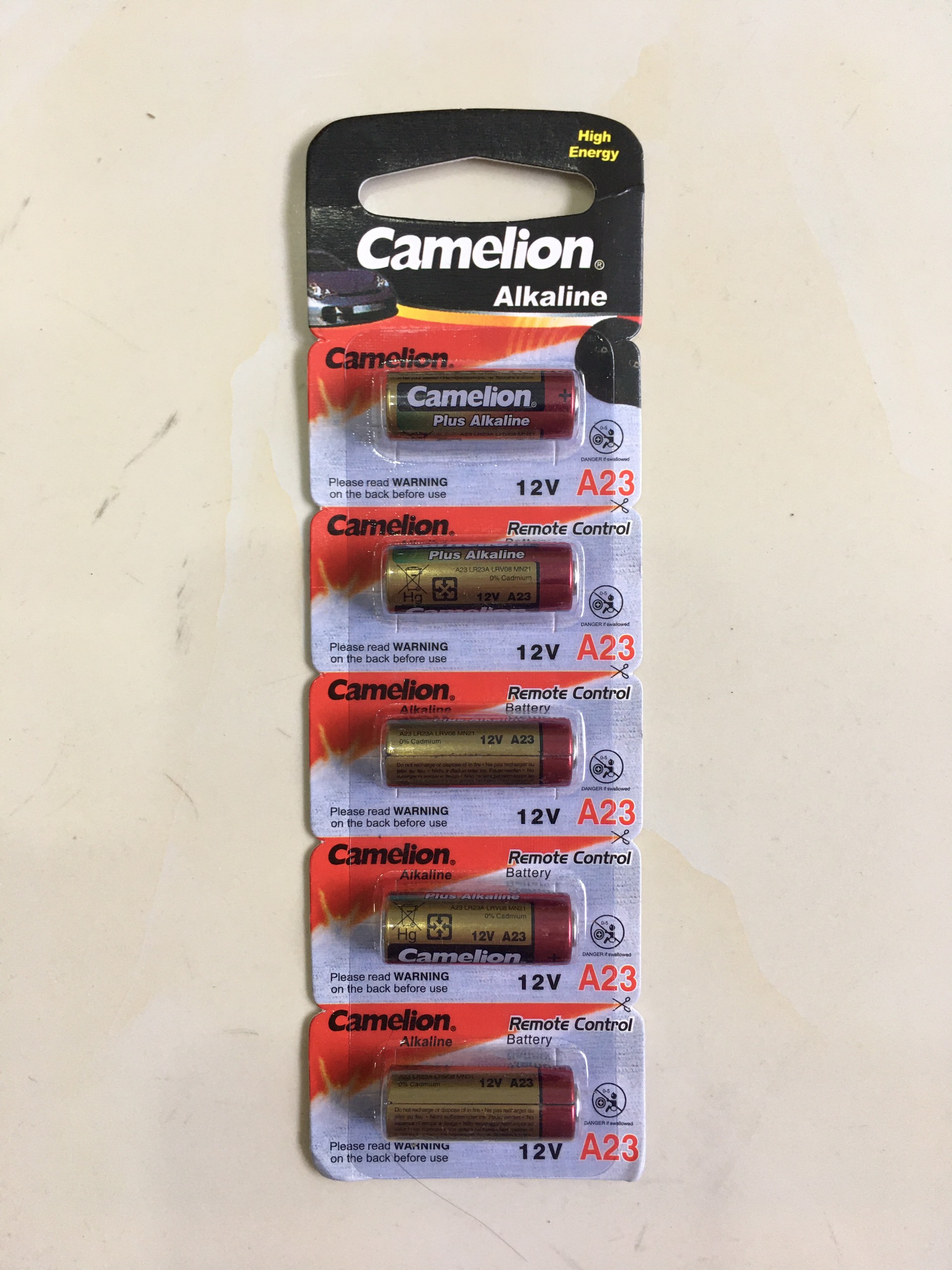 [HCM]Vỉ 5 viên  pin  Camelion A23 Pin Alkaline