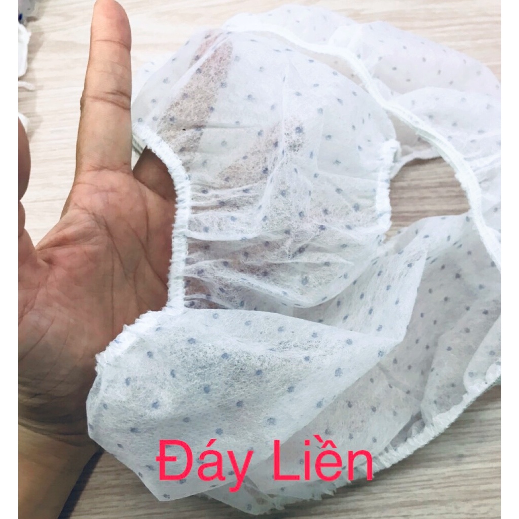 Combo 5 Gói Quần Lót Giấy Happy Days Xanh 1 gói 5 chiếc (MSP: Đáy Liền - 1lớp đáy, Đáy Cotton - 2lớp đáy, Lưng Ren - 2lớp đáy)