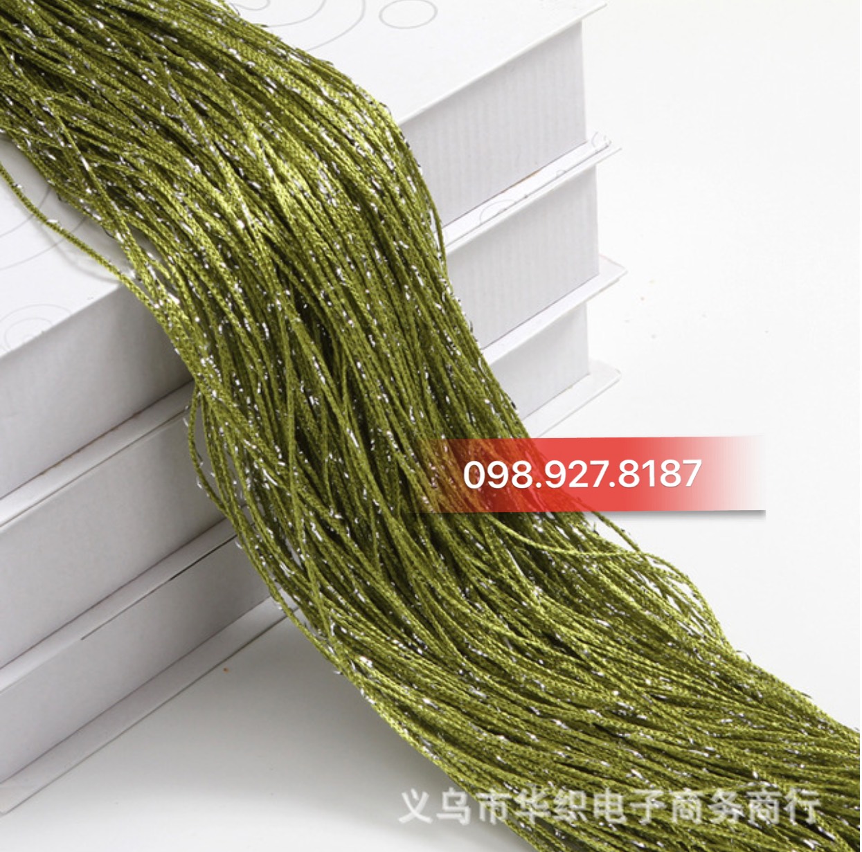 Rèm sợi 3x3m ( sợi dù đan kim tuyến )