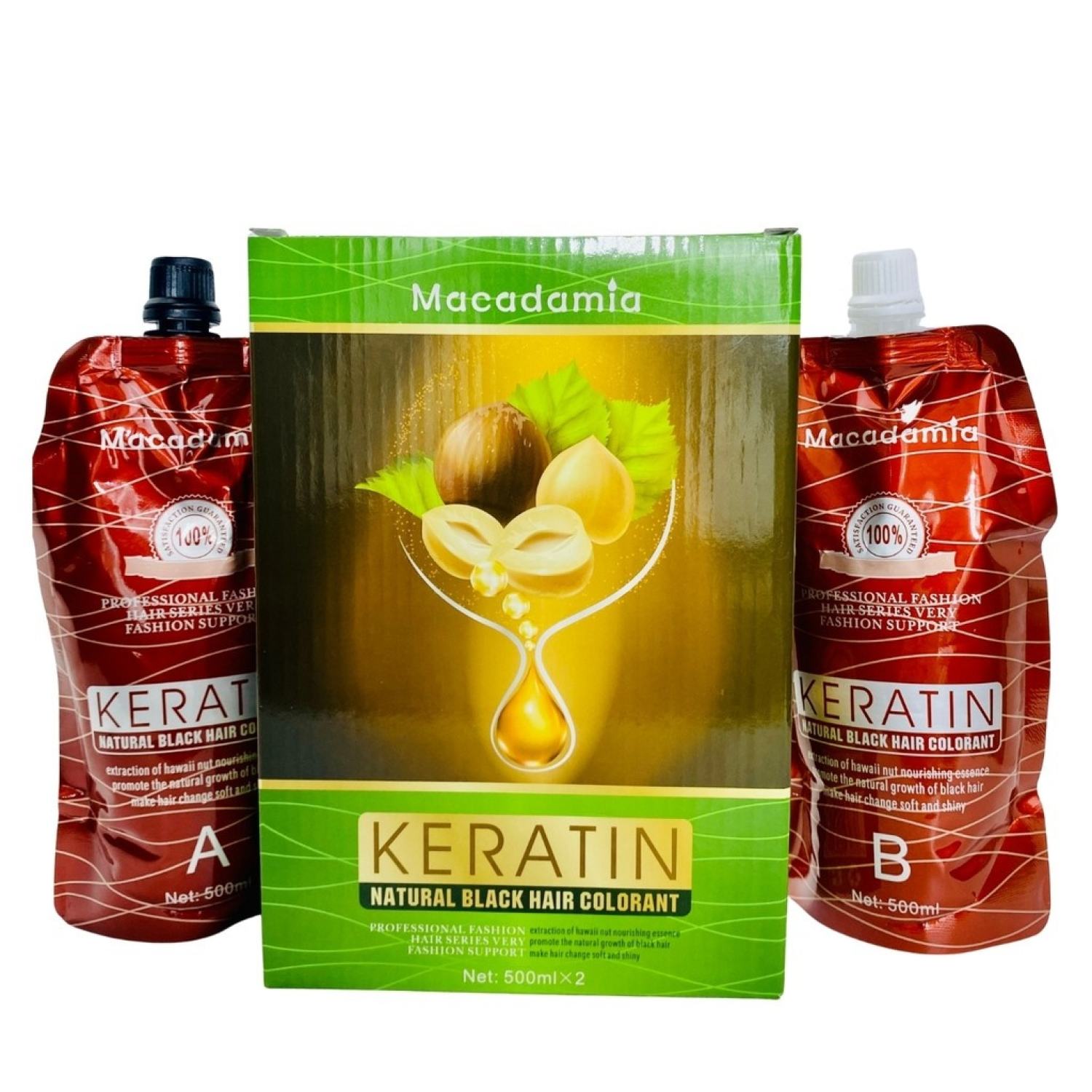 nhuộm đen phủ bạc keratin - KV115