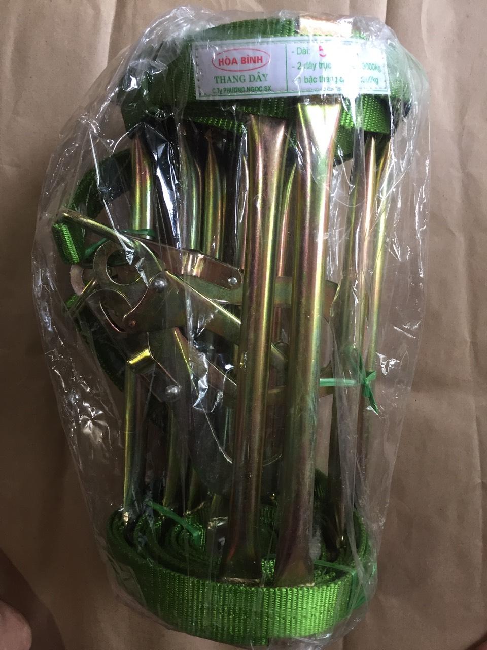 Thang dây thoát hiểm, thang dây thả chậm 5m. thang dây 5m hàng chuẩn L1