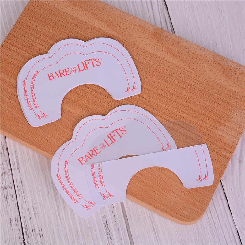 Set 10 miếng dán nâng ngực trong suốt