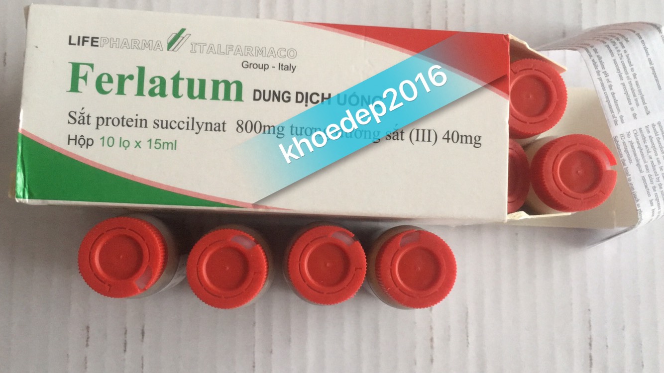 Dung dịch uống bổ sung sắt Ferlatum 15ml