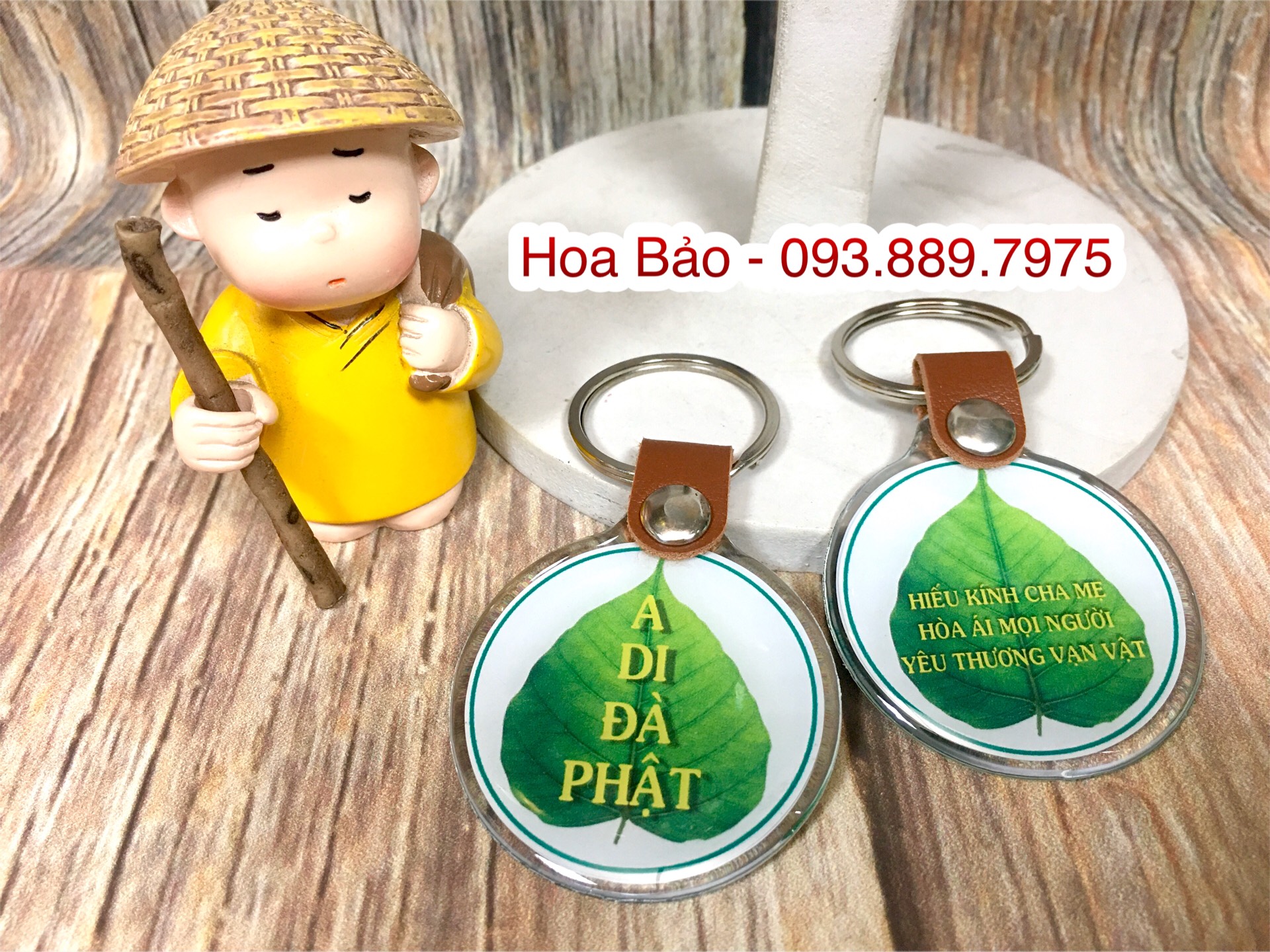 MÓC KHÓA CHỮ A DI ĐÀ PHẬT - SIÊU DỄ THƯƠNG