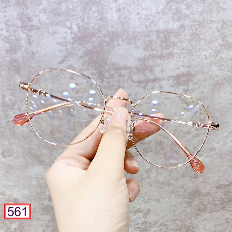 Mắt Kính Gọng Cận 561 Form Tròn Chuôi Nhiều Màu Sắc Cực Hot