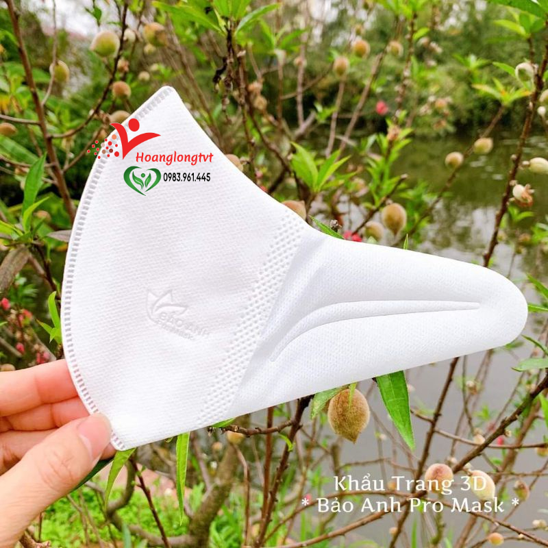 Khẩu Trang Y Tế 3D Mask Bảo Anh Pro Mask (Túi Zip Xịn Xò)
