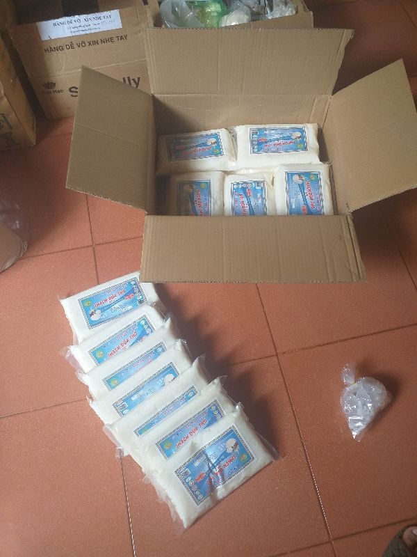Thạch dừa thô Minh Tâm 1kg + hương dừa