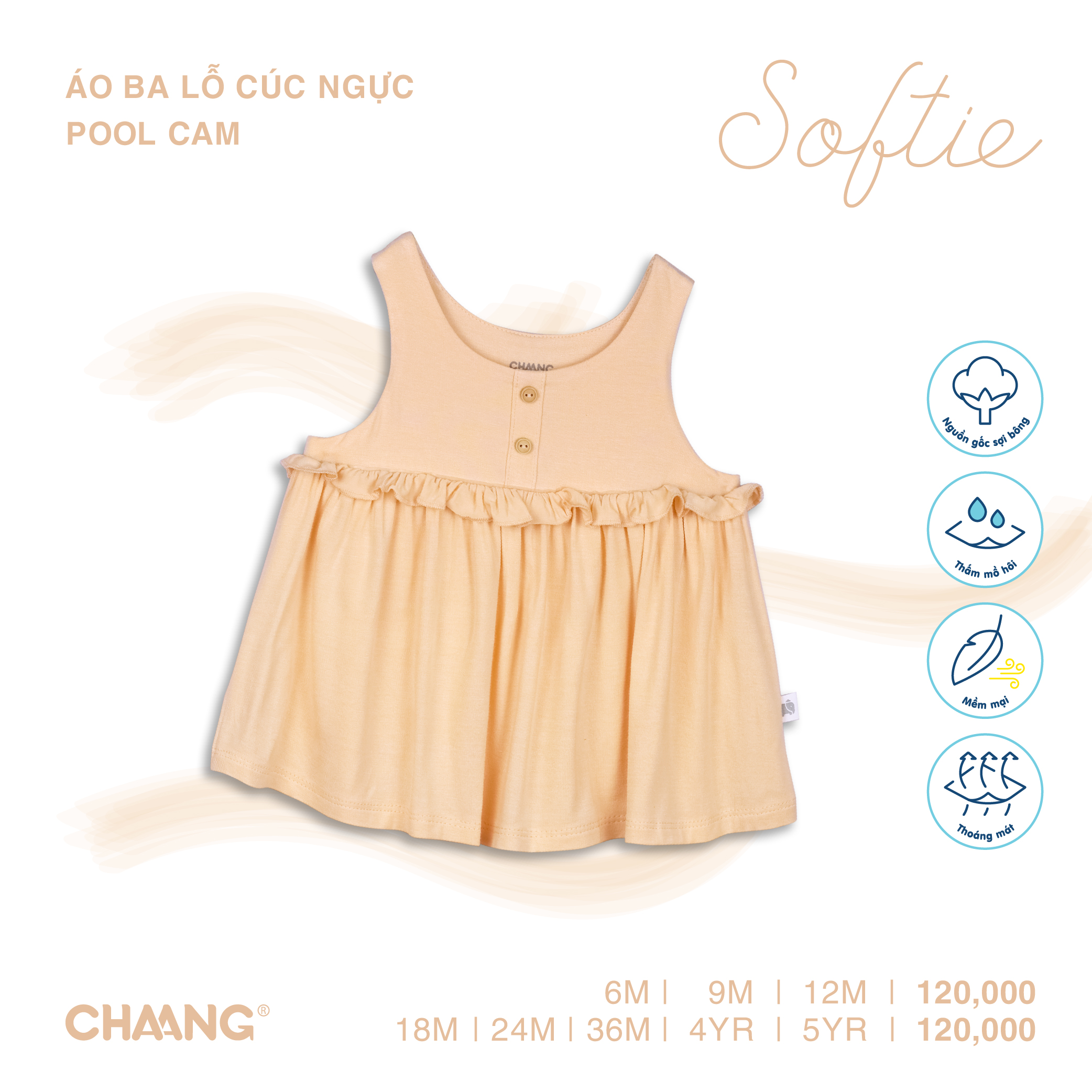 Áo ba lỗ cúc ngực Pool Party Chaang