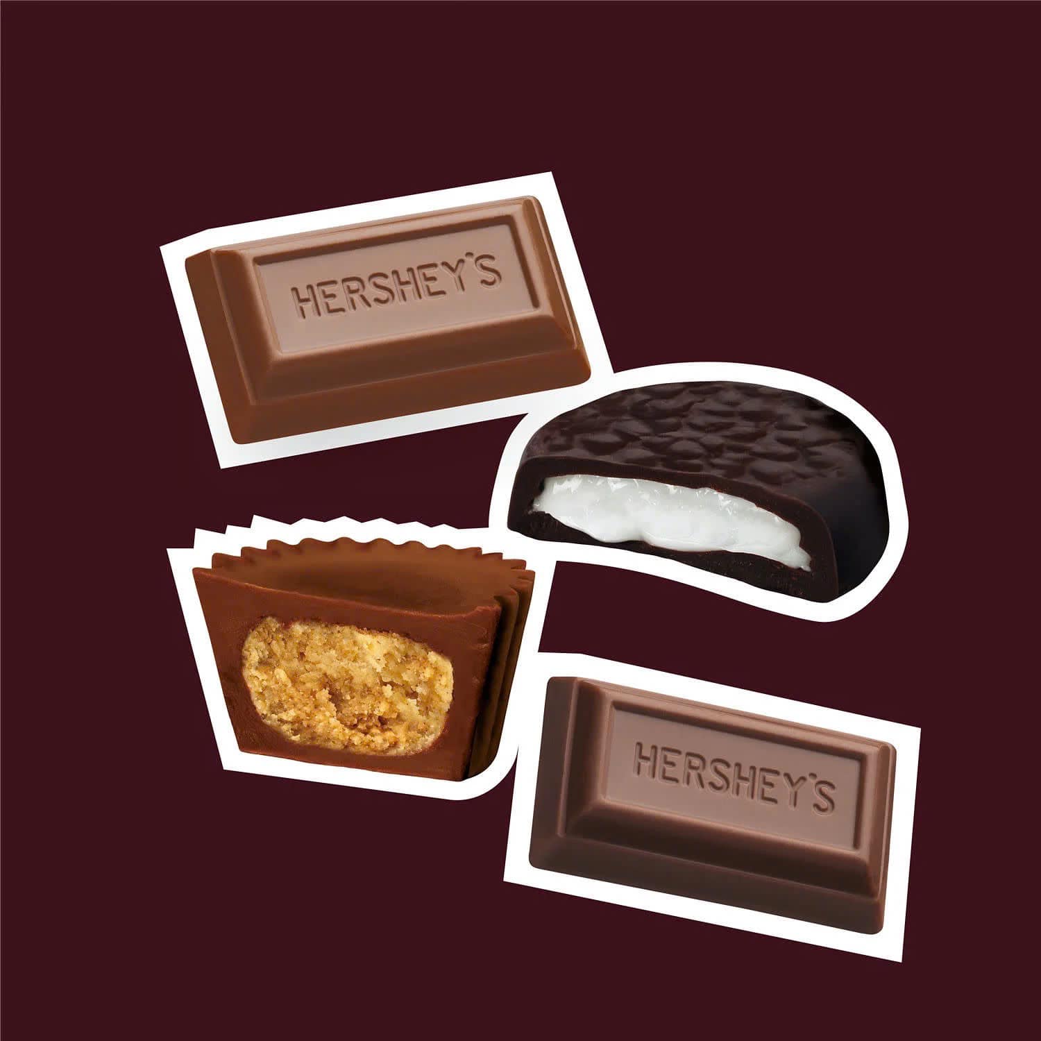 Chocolate Hershey’s không đường( ăn kiêng) | HERSHEY'S CHOCOLATE NO SUGAR ADDED