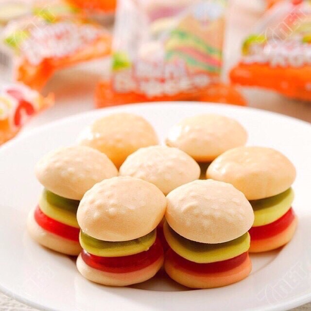 Kẹo dẻo Yupi Burger 60 cái