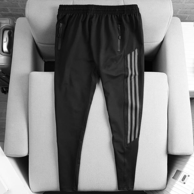 [bigsize] Quần thun dài jogger bigsize nam - sọc lưới