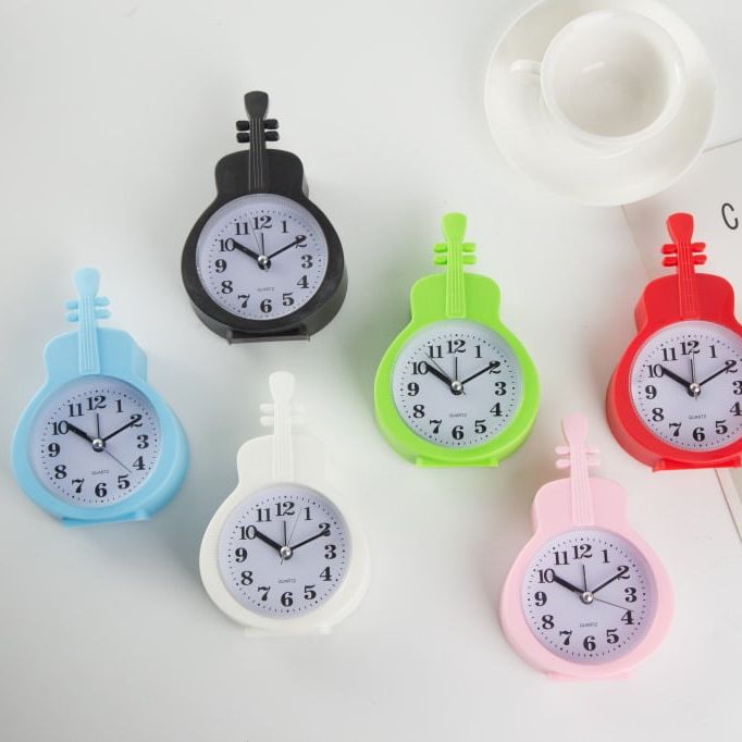 Đồng desktop clock shape vase water, guitar, Bicycle (nhiều màu)-[alarm clock, clock students, desktop clock cute, đồng watches, clock timer Dong Ho covered Thuc]