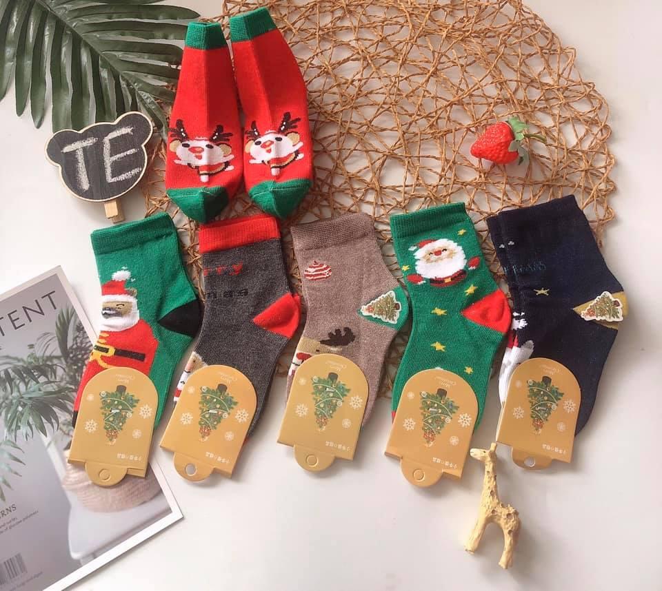 Combo 10 đôi vớ/ tất Noel cho bé