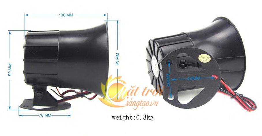 Còi hú 12V ES-626