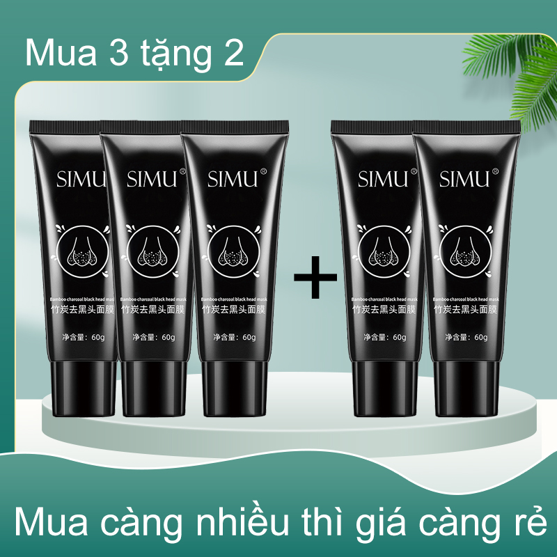 Gel Lột Mụn Đầu Đen, Mụn Cám Than Tre Hoạt Tính,Mặt nạ mụn đầu đen kem mụn đầu đen mặt nạ than tre mặt nạ mụn đầu đen tẩy mụn cám thanh lọc lỗ chân lông mặt nạ mụn đầu đen ở mũi 60g, làm sạch sâu lỗ chân lông thu nhỏ bụi bẩn Làm trắng da nâng cơ