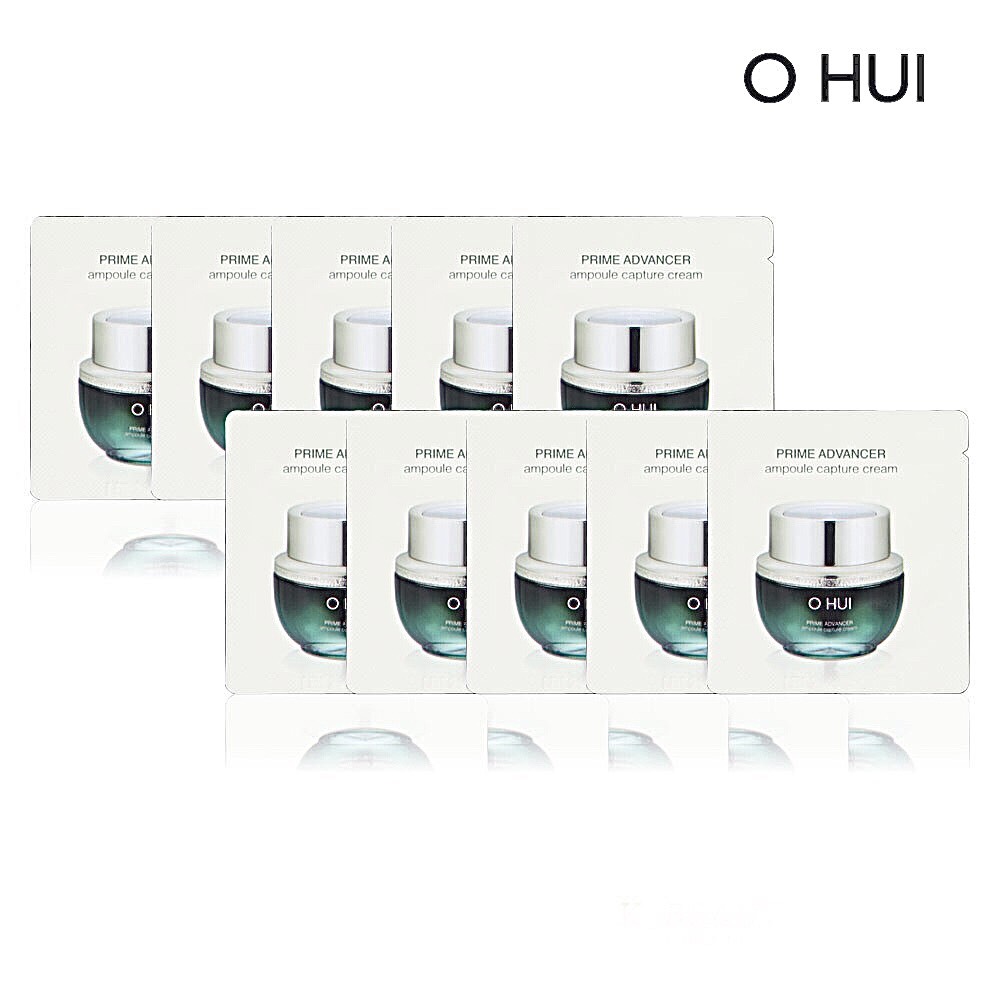 Xả hàng giá sỉ combo 50 Gói dùng thử Kem dưỡng chống lão hoá trẻ hoá da Ohui Prime Advancer Ampoule Capture Cream