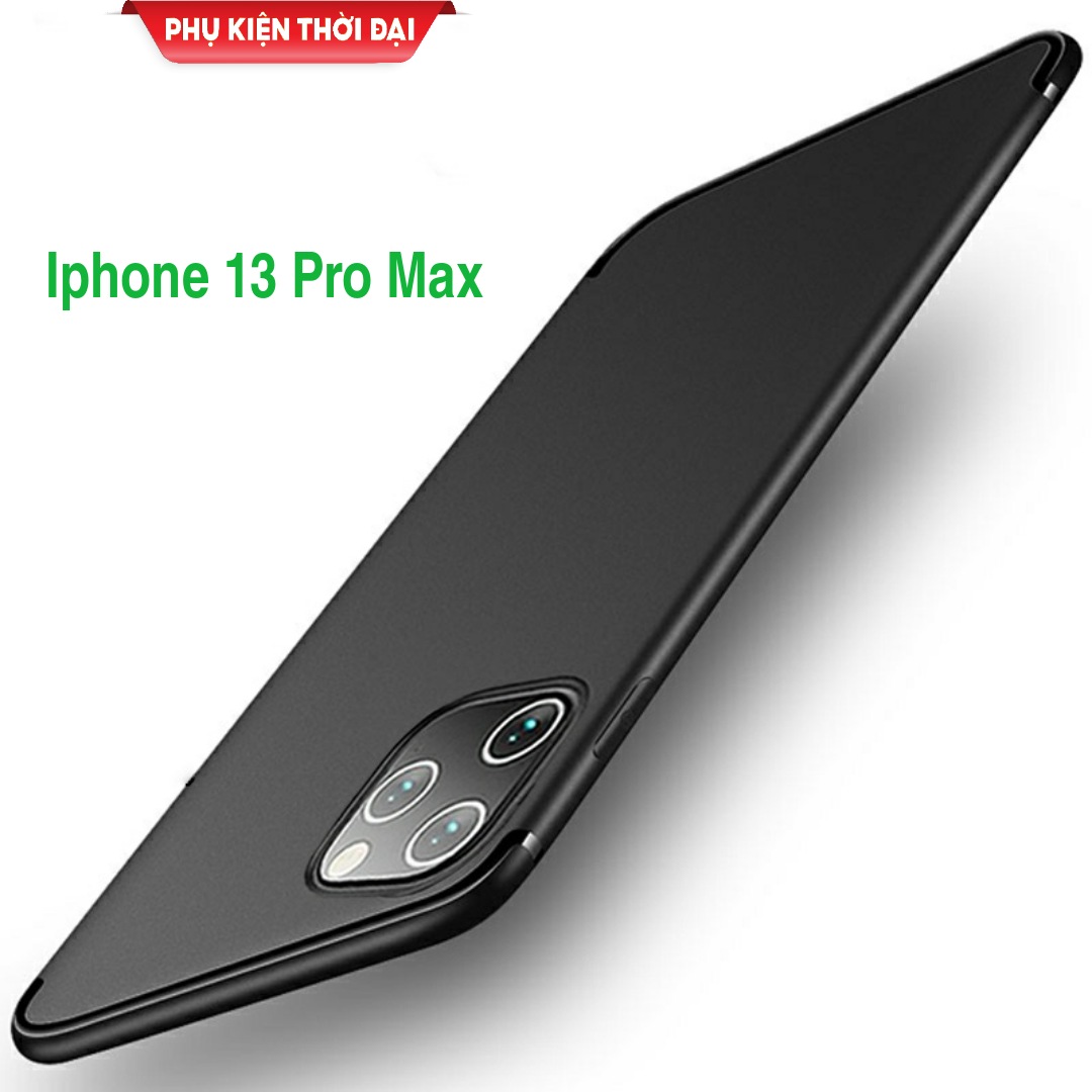 Ốp lưng Iphone 13 Pro Max dẻo màu siêu mỏng ôm khít máy chống sốc