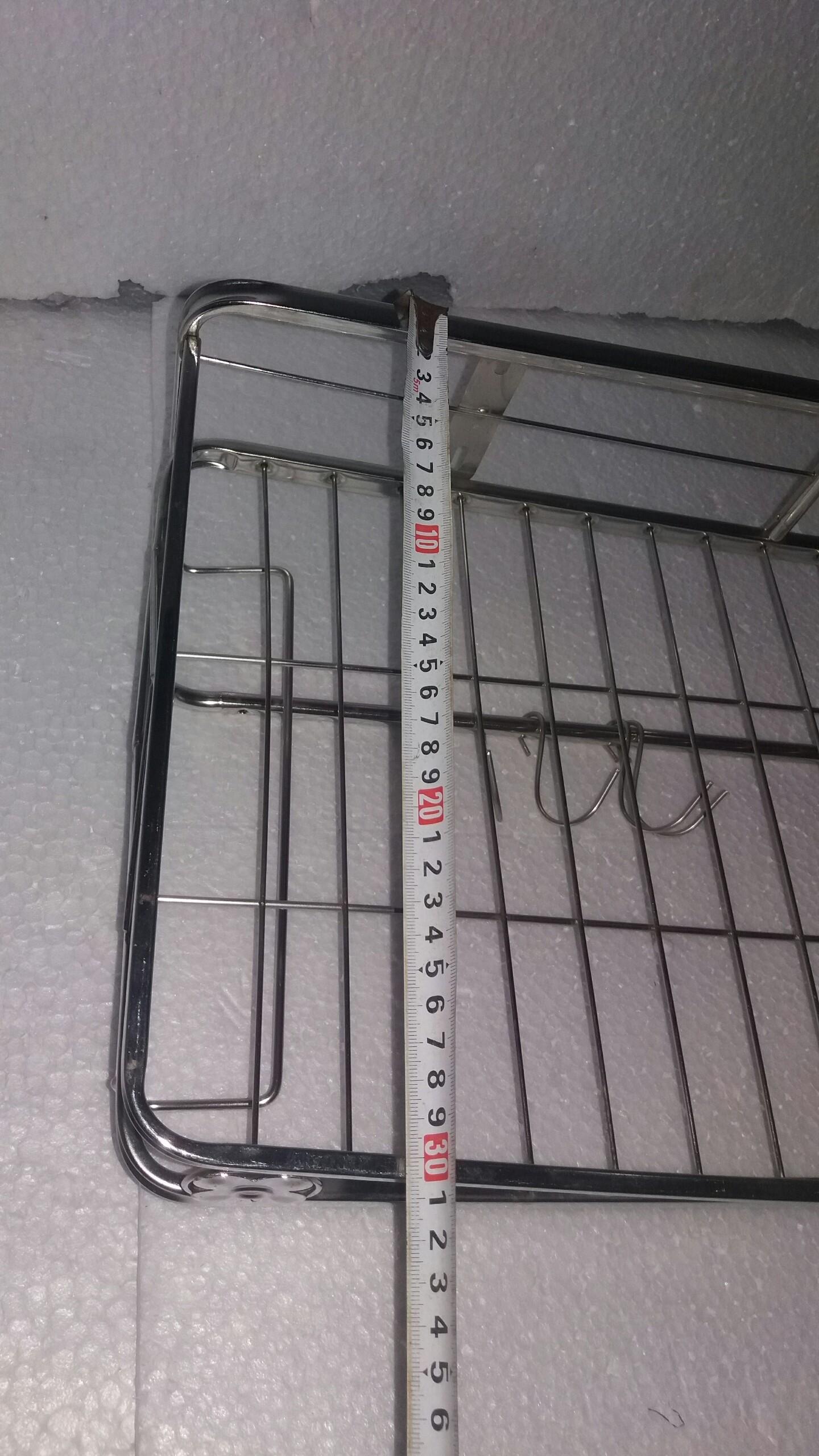 [HCM]KỆ ĐỂ ÚP CHÉN BÁT 1 TẦNG INOX - RO38LD