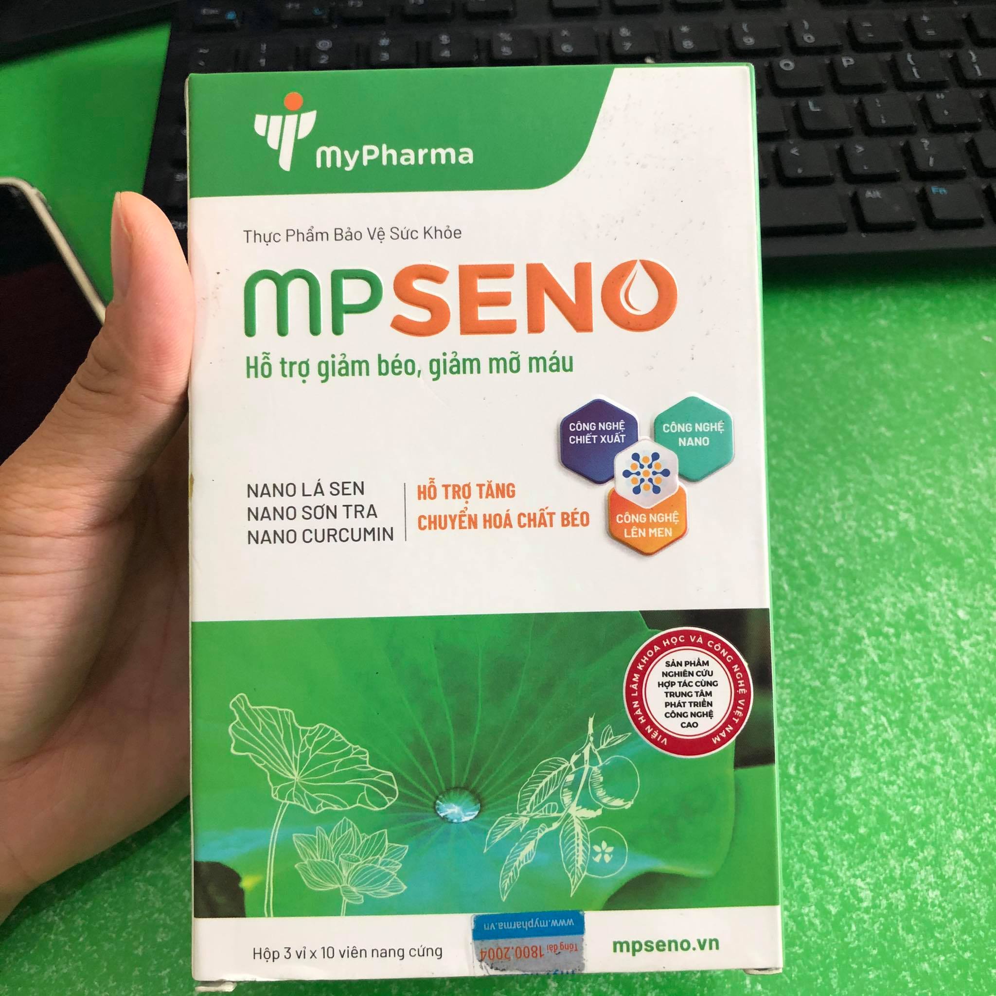Mp Seno giảm béo và giảm mỡ máu từ thảo dược
