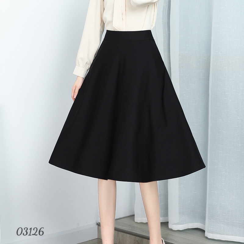 Big Size Long Dress with 2 Pockets - 03126