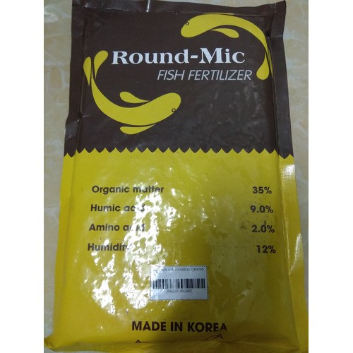 Phân bón hữu cơ sinh học round mic - gói 1 kg