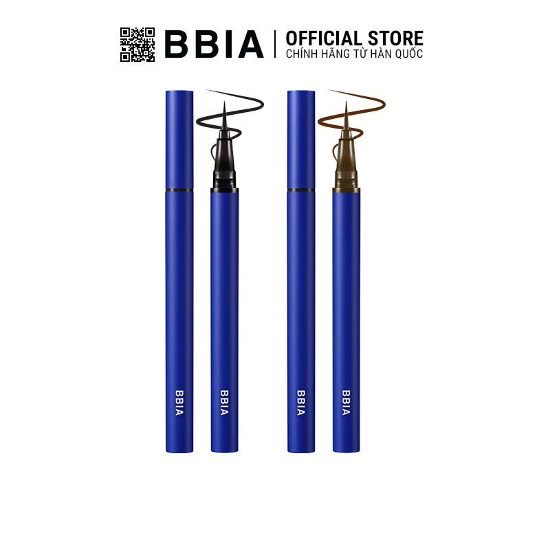 Long-Lasting, Waterproof Liquid Eyeliner Bbia Never Die Brush Eyeliner 0.4g